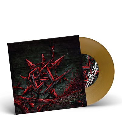 EVIL INVADERS-Broken Dreams In Isolation/Limited Edition GOLD Vinyl 7 Inch EP