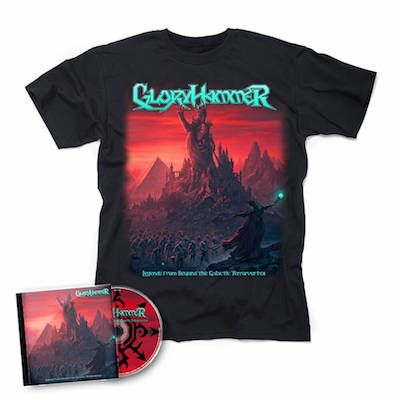GLORYHAMMER – Legends from Beyond the Galactic Terrorvortex / CD + Cover Shirt Bundle