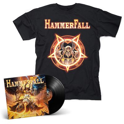 HAMMERFALL - Dominion / BLACK LP Gatefold + T- Shirt Bundle