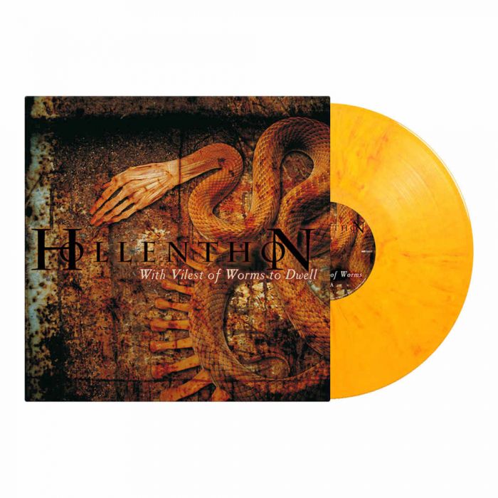 HOLLENTHON - With Vilest Worms to Dwell / LP YELLOW RED MARBLED / PRE ORDER RELEASE DATE 06/30/23