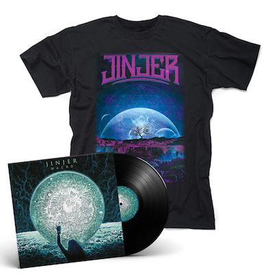 JINJER - Macro / BLACK LP + Retrospection T-Shirt Bundle