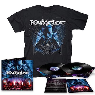 KAMELOT - I Am The Empire - Live From The 013 / BLACK 2LP + DVD + T-Shirt Bundle