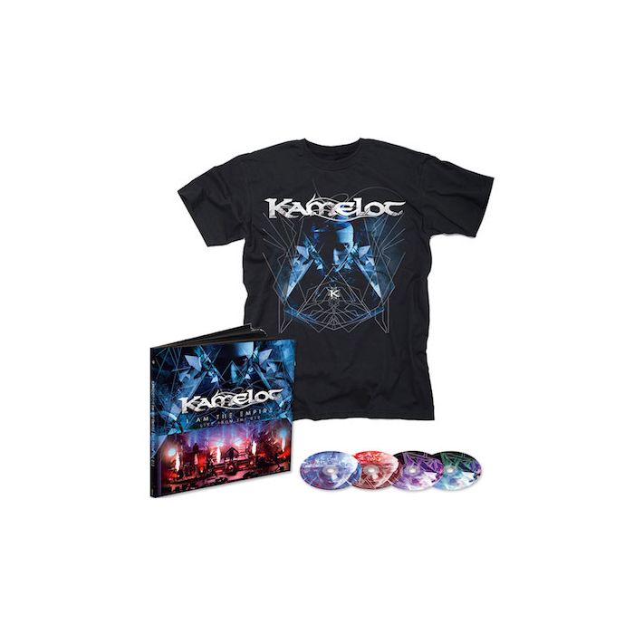 KAMELOT - I Am The Empire - Live From The 013 / LIMTED EDITION EARBOOK + T-Shirt Bundle