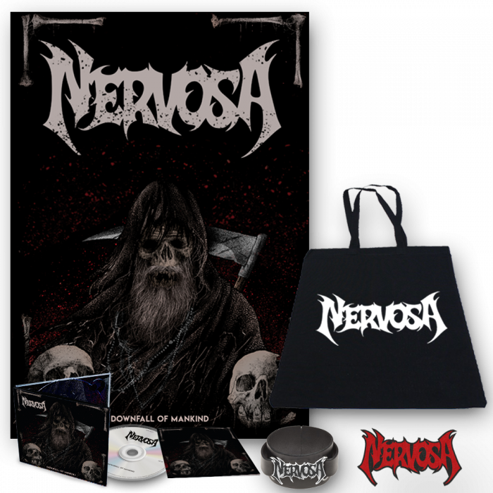 NERVOSA- Downfall Of Mankind/Limited Edition Digipack CD Fan Package