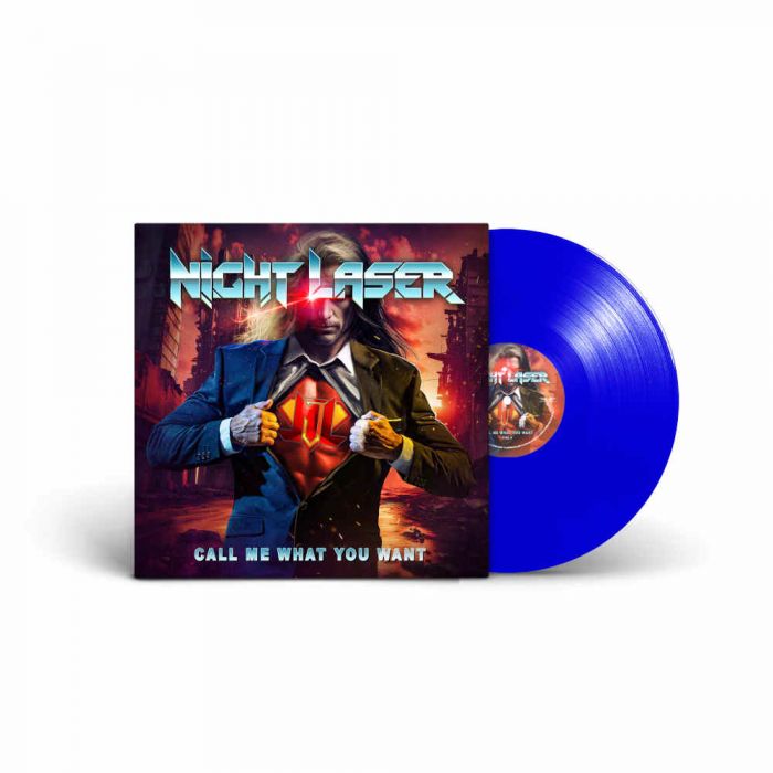 NIGHT LASER - Call Me What You Want / Limited Edition Blue Vinyl LP - Pre Order Release Date 5/24/2024