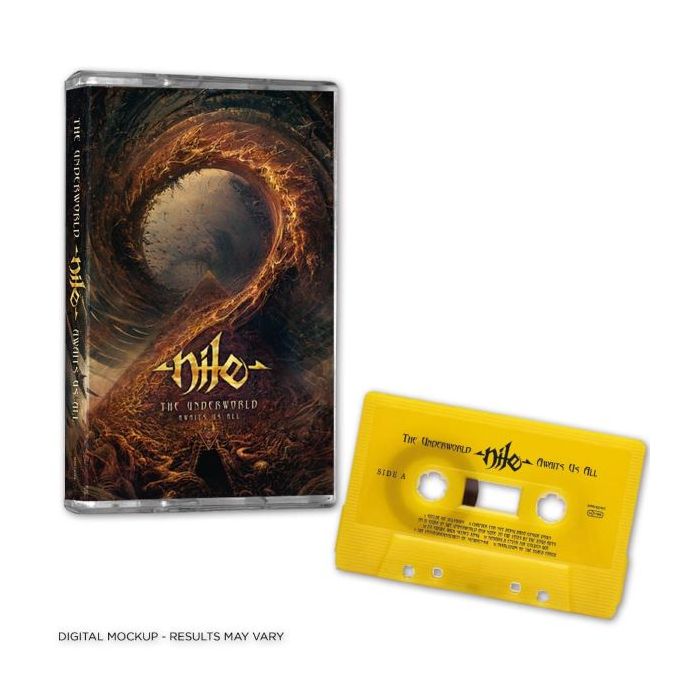 NILE - The Underworld Awaits Us All / Limited Edition Yellow Cassette Tape - Pre Order Release Date 8/23/2024