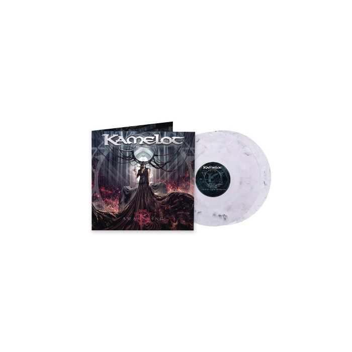 KAMELOT -  The Awakening / Limited Edition White Black Marble 2LP - Pre-Order Release Date 3/17/23
