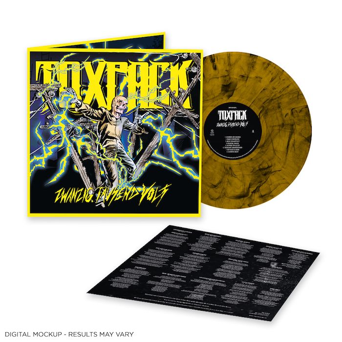 TOXPACK - Zwanzig. Tausend Volt / LIMITED EDITION YELLOW BLACK MARBLE LP