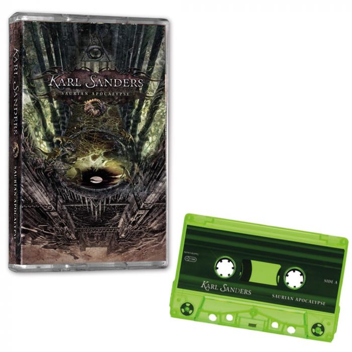 KARL SANDERS - Saurian Apocalypse / LIMITED EDITION Neon Green Cassette