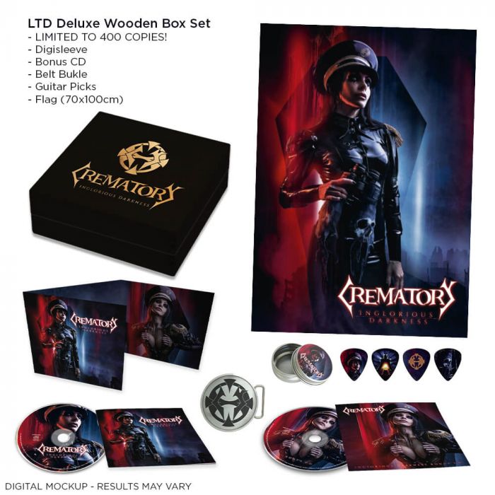 CREMATORY - Inglorious Darkness / Deluxe Wooden Box