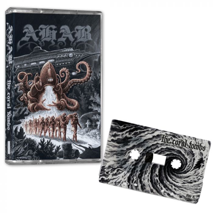 AHAB - The Coral Tombs / Limited Edition Clear Frosted Cassette PRE-ORDER RELEASE DATE 1/13/23