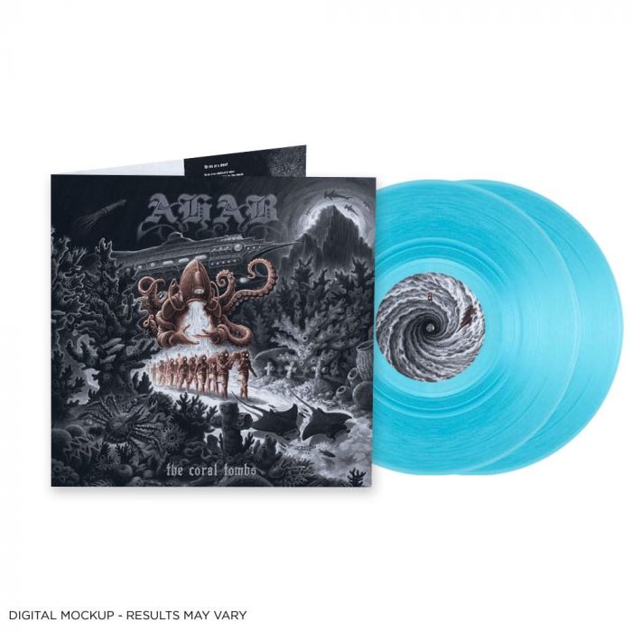 AHAB - The Coral Tombs / Limited Edition Curacao 2LP PRE-ORDER RELEASE DATE 1/13/23