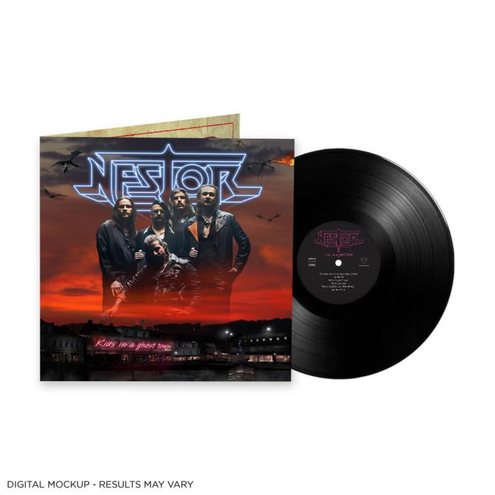 NESTOR - Kids In A Ghost Town / Black LP PRE-ORDER ESTIMATED RELEASE DATE 9/30/22
