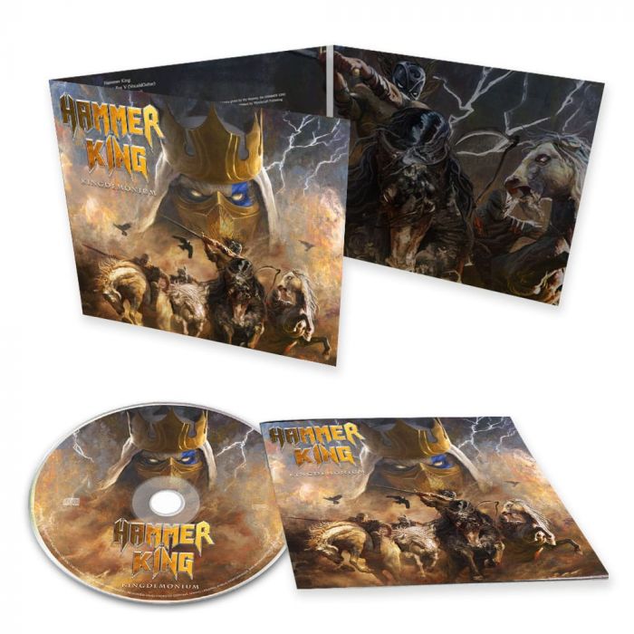 HAMMER KING - Kingdemonium / Digipak CD PRE-ORDER RELEASE DATE 8/19/22