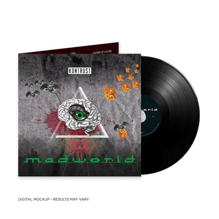 KONTRUST - Madworld / Limited Edition BLACK Vinyl LP - Pre Order Release Date 11/3/2023