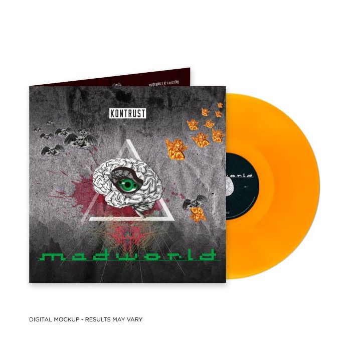 KONTRUST - Madworld / Limited Edition TRANSPARENT ORANGE Vinyl LP - Pre Order Release Date 11/3/2023