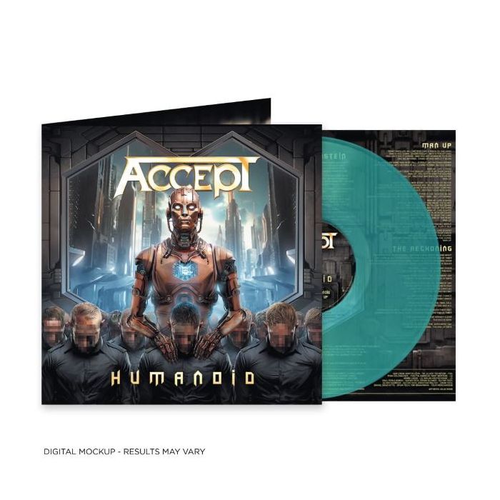 ACCEPT - Humanoid / Limited Edition Translucent Turquoise Vinyl LP