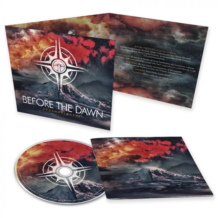 BEFORE THE DAWN - Stormbringers / Digisleeve CD PRE-ORDER RELEASE DATE 6/30/23