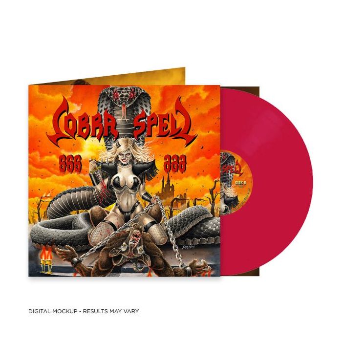 COBRA SPELL - 666 / Limited Edition Solid Red Vinyl LP