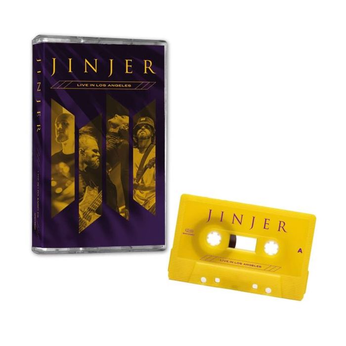 JINJER - Live In Los Angeles / Limited Edition Yellow Cassette Tape - Pre Order Release Date 5/17/2024