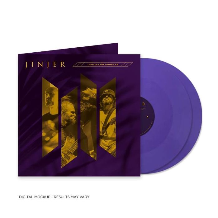 JINJER - Live In Los Angeles / Limited Edition Purple Vinyl 2LP - Pre Order Release Date 5/17/2024