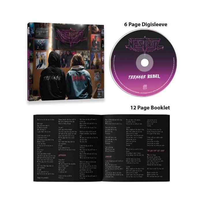 NESTOR - Teenage Rebel / Digisleeve CD - Pre Order Release Date 5/31/2024