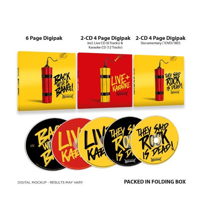 KISSIN' DYNAMITE - Back With A Bang / Limited Edition Media Box  - Pre Order Release Date 7/5/2024