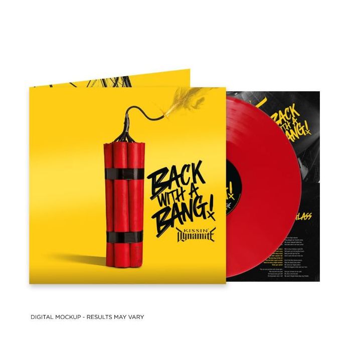 KISSIN' DYNAMITE - Back With A Bang / Limited Edition Red Vinyl LP - Pre Order Release Date 7/5/2024
