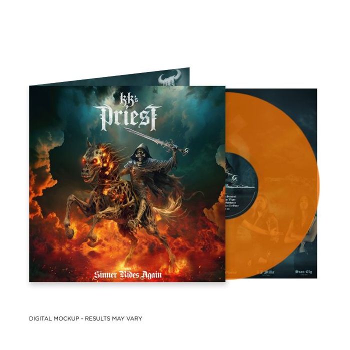 KK'S PRIEST - The Sinner Rides Again / Limited Edition Transparent Orange Vinyl LP