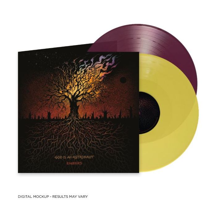 GOD IS AN ASTRONAUT - Embers / Limited Edition Translucent Yellow and Violet Vinyl 2LP - Pre Order Release Date 9/06/2024