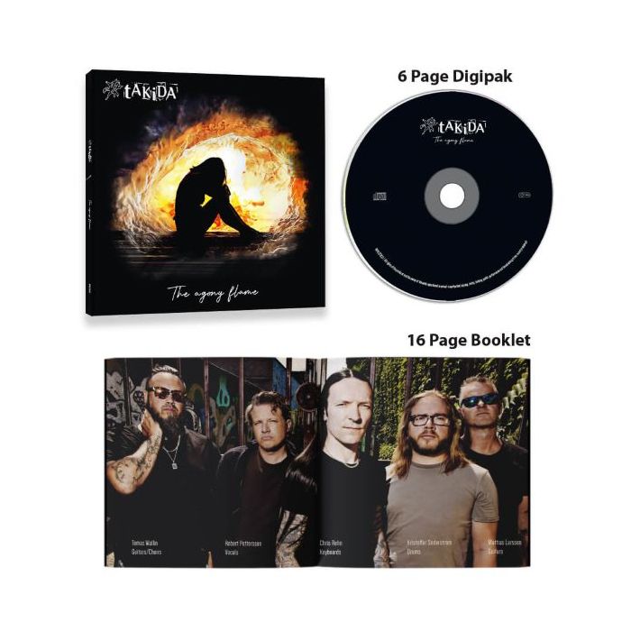 TAKIDA - The Agony Flame / Digisleeve CD - Pre Order Release date 2/9/2024