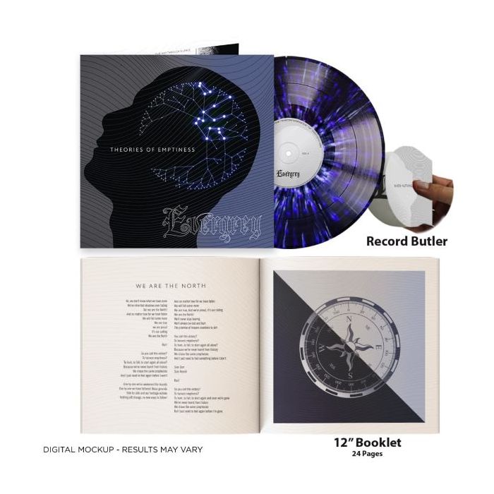 EVERGREY - Theories Of Emptiness / Limited Diehard Edition Purple White Splatter Vinyl Gatefold LP  - Pre Order Release Date 6/7/2024