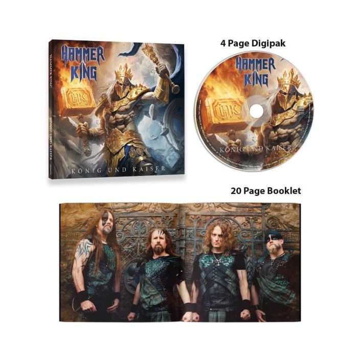 HAMMER KING - König und Kaiser/ Digipak CD - Pre Order Release Date 3/22/2024