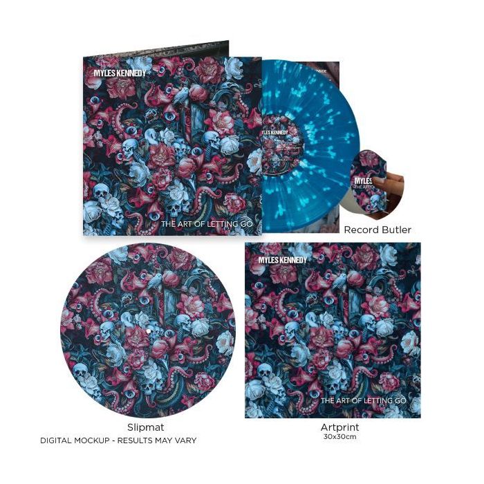 MYLES KENNEDY - The Art of Letting Go / Limited  Die Hard Edition Royal Blue White Splatter Vinyl LP with Art Print + Record Butler + Slipmat - Pre Order Release Date 10/11/2024
