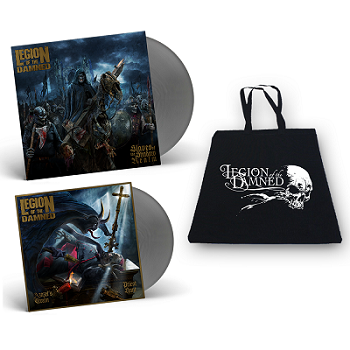 LEGION OF THE DAMNED-Slaves Of The Shadow Realm/Limited Edition SILVER Vinyl Gatefold LP+7 Inch+Cotton Bag