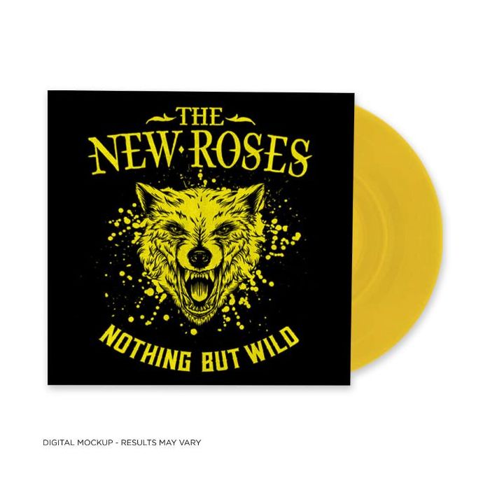 THE NEW ROSES - Nothing But Wild / Limited Edition Sun Yellow Transparent LP 