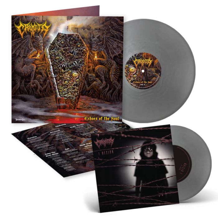 CRYPTA - Echoes Of The Soul / LIMITED RETURN FROM THE CRYPT EDITION SILVER LP + SILVER 7 INCH
