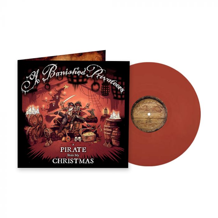 YE BANISHED PRIVATEERS - A Pirate Stole My Christmas / LIMITED EDITION BRICK RED 2LP