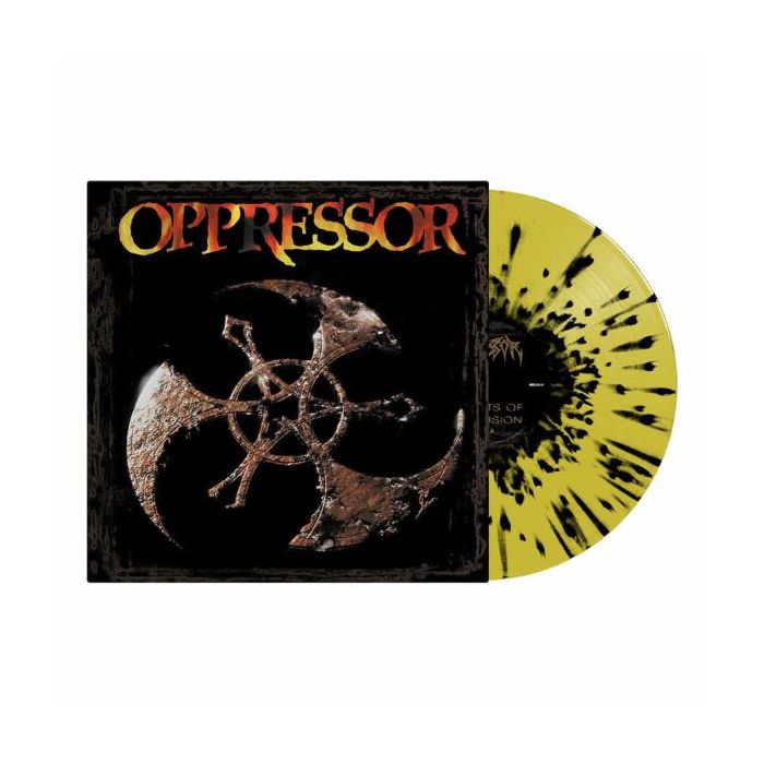 OPPRESSOR - Elements of Corrosion / Yellow Black Splatter Vinyl LP - Pre Order Release Date 7/19/2024