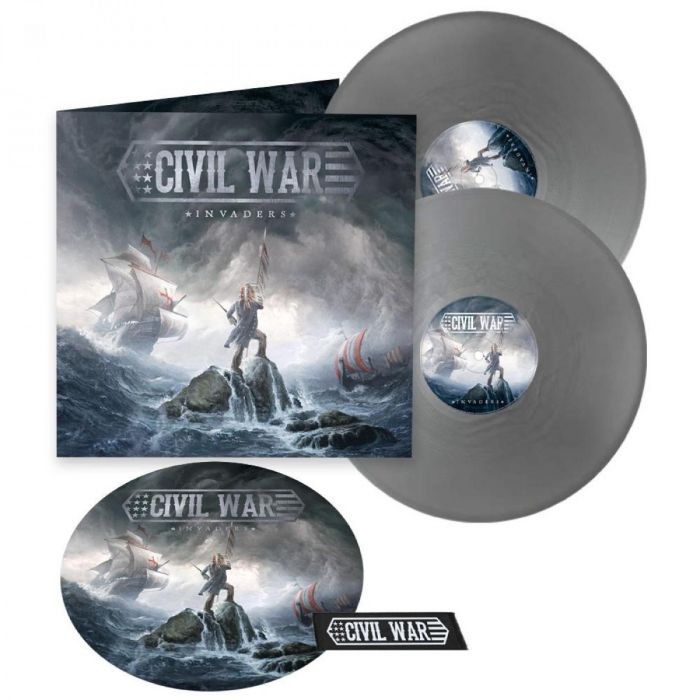CIVIL WAR - Invaders / LIMITED DIEHARD EDITION Silver 2LP WITH PATCH AND SLIPMAT
