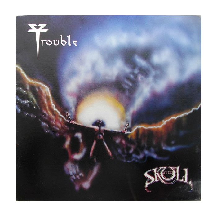 TROUBLE - The Skull / CLEAR BLUE WHITE Splatter LP