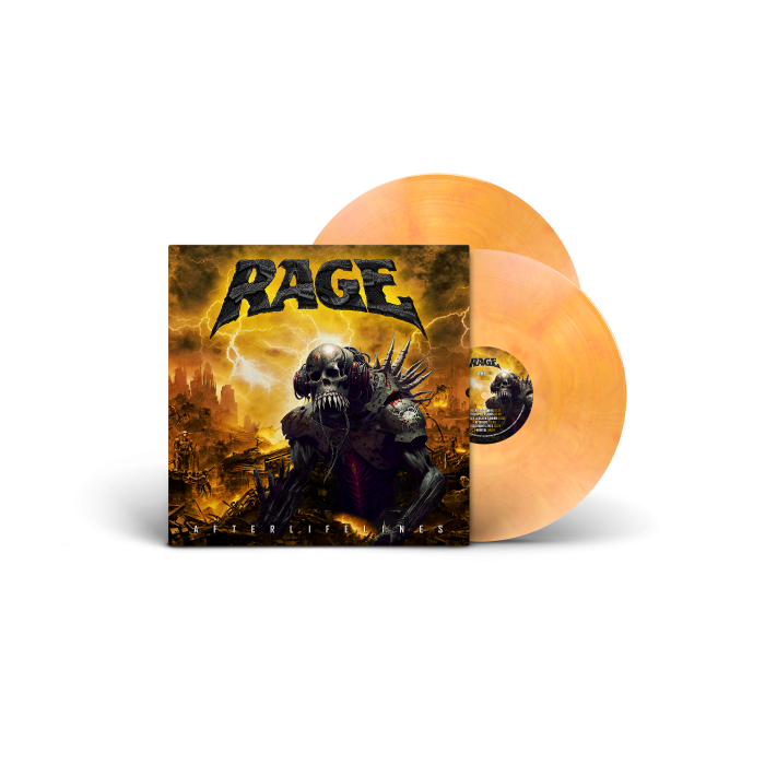 RAGE - Afterlifelines / Limited Edition Yellow Red Marbled Vinyl 2LP