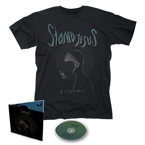STONED JESUS- Pilgrims/Limited Edition Digipack CD + T-Shirt Bundle