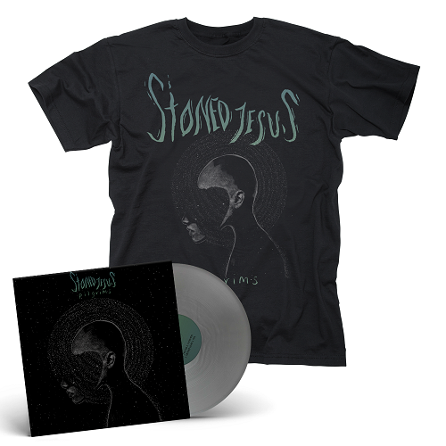 STONED JESUS- Pilgrims/Limited Edition SILVER Vinyl Gatefold LP + T-Shirt Bundle