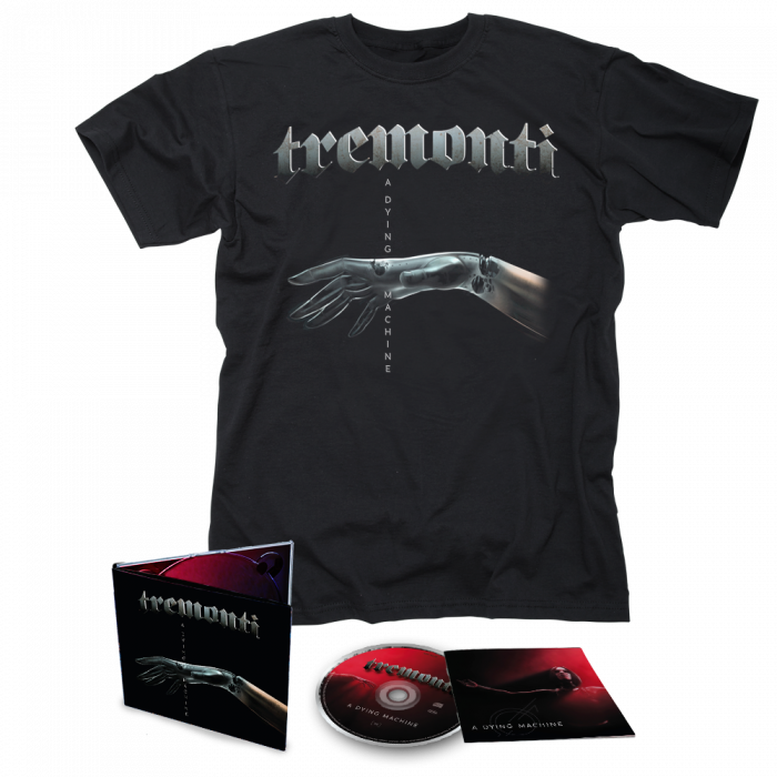 TREMONTI-A Dying Machine/Limited Edition Digipack CD + T-Shirt Bundle