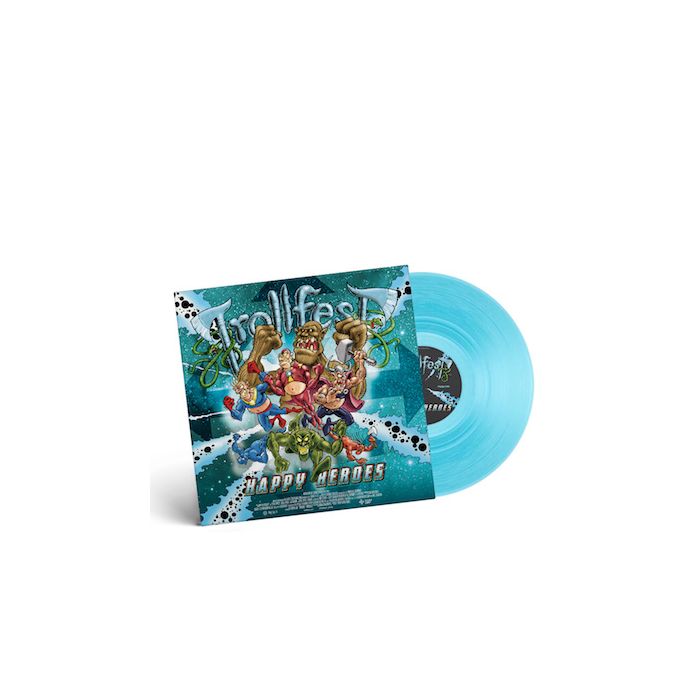 TROLLFEST - Happy Heroes / CLEAR BLUE LP