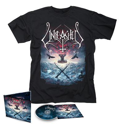 UNLEASHED- The Hunt For White Christ/Limited Edition Digipack CD + T-Shirt Bundle
