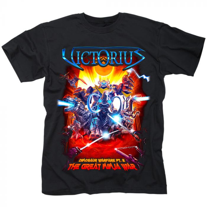 VICTORIUS - Dinosaur Warfare Pt. 2 – The Great Ninja War / T-Shirt PRE-ORDER RELEASE DATE 6/24/22