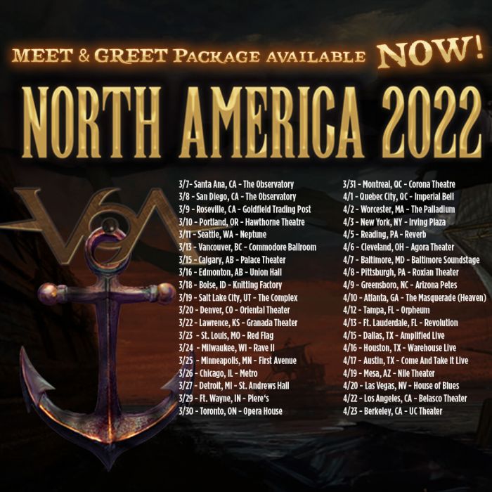 03/13/2022 - Vancouver, BC - VISIONS OF ATLANTIS/The Pirate Platinum Meet and Greet 