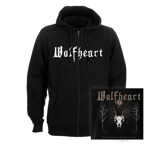 NEW hood hoody Moonspell 'Wolfheart' Zip Hoodie